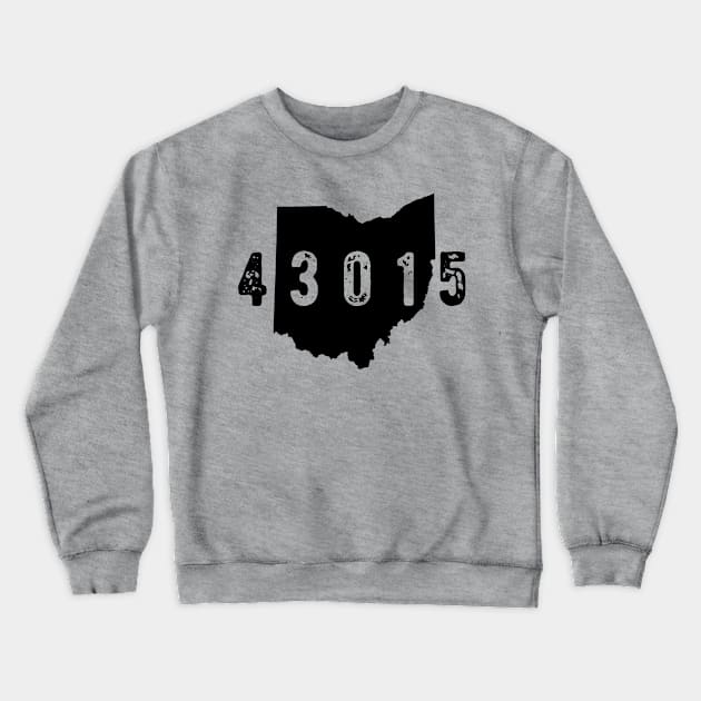 43015 Zip Code Delaware Columbus OHIO Crewneck Sweatshirt by OHYes